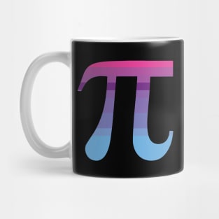 Pi symbol vintage design and color Mug